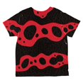 thumbnail image 2 of T-shirt pour Tout-Petit à Imprimé Intégral avec Costume de Poison Dart Frog à Bande Rouge, 2 of 2
