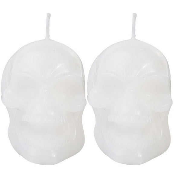2pcs Skull Candle