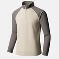 thumbnail image 1 of WEIYLL Mens Fall Tops Half Zip Sweatshirt Heavyweight Pullover Collar Athletic Shirt Beige Fall Clothes ,XXL, 1 of 2