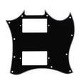 thumbnail image 1 of Full-Face Pickguard Sg G-310 Scratch Plate for Epiphone Sg Style Guitars - Black, 1 of 7