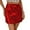 Red, variant on GJSYRH Women Sparkly Sequin Mini Skirt,High Waisted Glitter Holiday Skirts,Disco Concert Outfit for Women