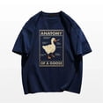thumbnail image 6 of Goose Anatomy Funny Duck Graphic Gamer Retro Men's Black T-Shirt Gothic Men's T-Shirt Ullzang Street Plus Size Women's T-Shirt, 6 of 6