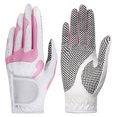 thumbnail image 2 of Wosthever 2 uds guantes de Golf antideslizantes para mujer con marcador de bola agarre de mano izquierda derecha guante para deportes al Golf, 2 of 6