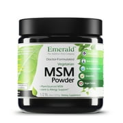 Vegan MSM Powder, 8 oz (227 g), Emerald Laboratories