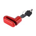 thumbnail image 3 of Metal bicycle lock with disc brakes and plastic frame, red, 3 of 4