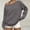 A30 Dark Gray, variant on Xdegoge Women's Off Shoulder Waffle Knit Sweaters Long Sleeve Slouchy Pullover Tops Casual Fall Oversized Shirts with Pockets