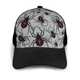 thumbnail image 3 of Yiaed Spiders Print Baseball Cap Dad Hat Polo Style Plain Blank Adjustable Size, 3 of 5