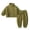 Dark Green, variant on KYAIGUO 1-12T Girls Boys 2 Piece Outfits Fleece Jacket Set Zip Cardigan Long Sleeve Fleece Suit Jacket Pants 2PCS Fall Winter for Kids Baby Toddler
