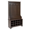 thumbnail image 1 of Atlin Designs Wide Hall Tree with Shoe Storage in Espresso, 1 of 6