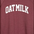 thumbnail image 3 of Instant Message - Oat Milk - Women's Lightweight French Terry Long Sleeve Shirt, 3 of 6