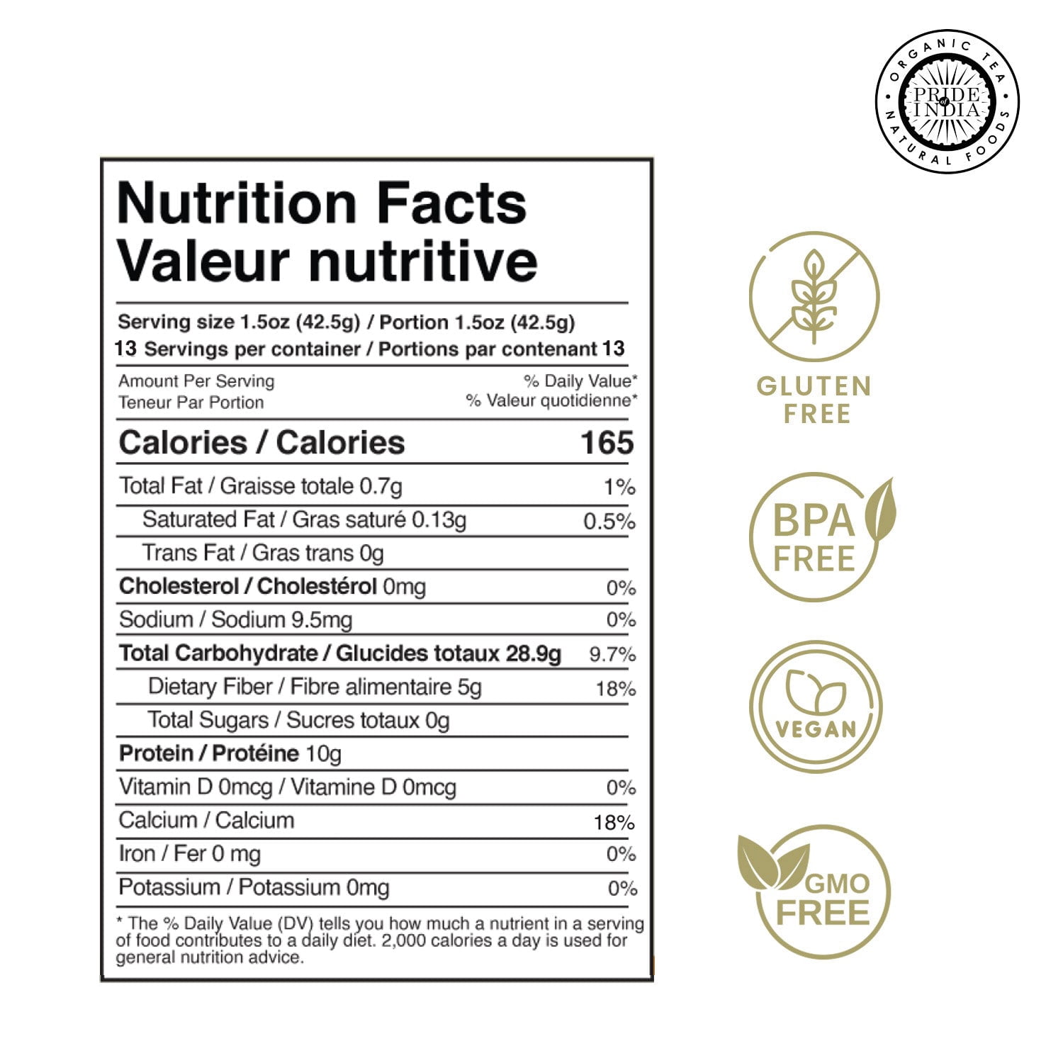 Pride of India Triple Omega Super Seed Mix, Chia, Flax and Sesame Seed Blend, 1.25 lbs (Pack of 6)