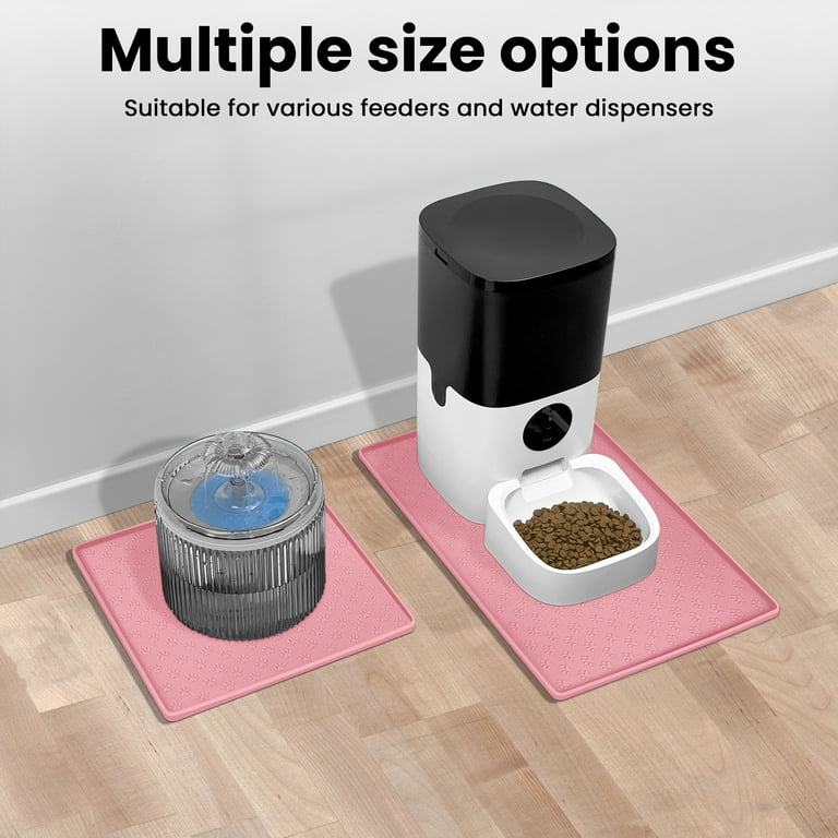 Food mat top for cats