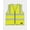 Hi-Vis Yellow, variant on Men's Hi-Vis Zip Safety Vest | CAT® WORKWEAR