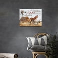 thumbnail image 2 of Rustic Cow Wall Art Farmhouse Animal Pictures Wall Decor Flower Farm Animals Painting Prints Country Old Barn Framed Artwork Home Decor for Bedroom Living Room Bathroom Office 12"x16", 2 of 6