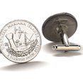 thumbnail image 4 of Coin Perfection Rhodium Cufflinks, 4 of 5