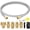 6Feet, variant on 6Feet Braided Propane Hose Extension with Conversion Couplings for BBQ Grill Fire Pit Heater