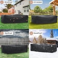 thumbnail image 4 of Patio Furniture Set Cover Waterproof,  Outdoor Sectional Sofa Set Cover Heavy Duty 600D Table and Chair Set Cover 98" L× 78" W× 30" H, 4 of 6