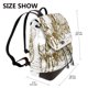 thumbnail image 2 of Easygdp Western Scenery With Old Wagon Mochila de Cuero para Mujeres, Bolso de Hombro, Bolsos de Mano de Moda para Trabajo y Viajes, 2 of 4