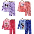 thumbnail image 1 of Conjuntos de pijamas Kuromi para niños, ropa de dormir de dibujos animados de Hello Kitty para niños y niñas, pijamas a juego de Mickey Minnie Mouse de 3 a 8 años, 1 of 5