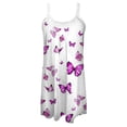 thumbnail image 3 of TIMIFIS Robes pour Femmes Été Décontractées à Imprimé Floral à Bretelles Spaghetti Robe Soleil Bohème Plage Évasée Mini Robes - Été, 3 of 5