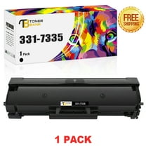 Toner Bank 1-Pack Compatible Toner for Dell 331-7335 B1160 B1160W B1163W B1165NFW Printer Replacement Toner Ink Black