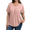 Coupled Pink, variant on Womens Plus Size Tops Summer Short Sleeve Tunic V Neck Dressy Flutter Sleeve Blouses Work Tops Casual T-Shirts