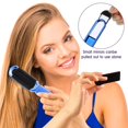 thumbnail image 7 of OPALESQUE Travel foldable Hair Brush with Mirror, 2 Pack Portable Compact Scalp Massage Comb Folding Pocket Brush for Women and Men, Hair Styling Tools with Mini Removable Mirror (Pink & Blue), 7 of 7