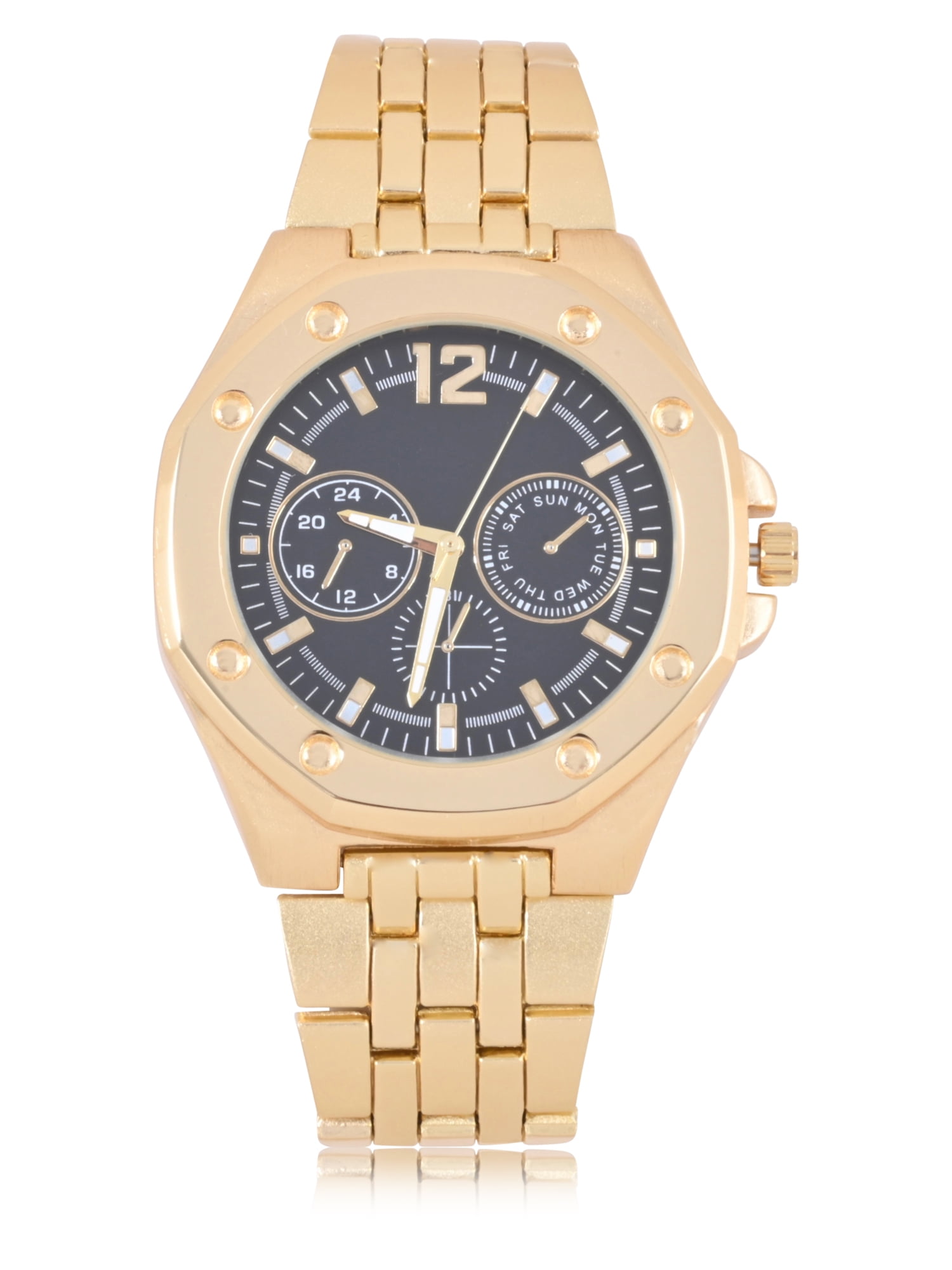 George Adult Male Analog Watch in Silver and Blue Dial One George Adult Male Analog Watch in Silver and Blue Dial One
