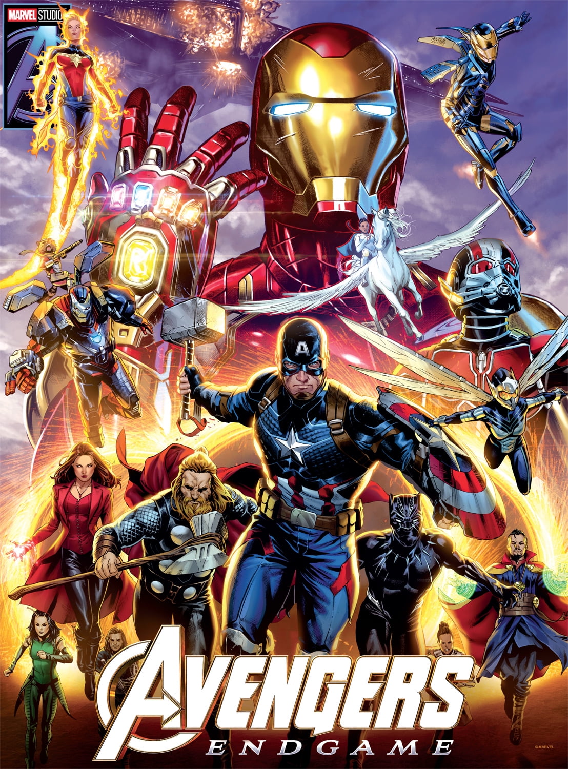 Buffalo Games 1000-Piece Marvel Avengers Endgame Adult Interlocking Jigsaw Puzzle