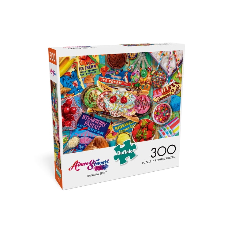 Buffalo Games Banana Split Jigsaw Puzzle - Ice Cream Art - Walmart.com