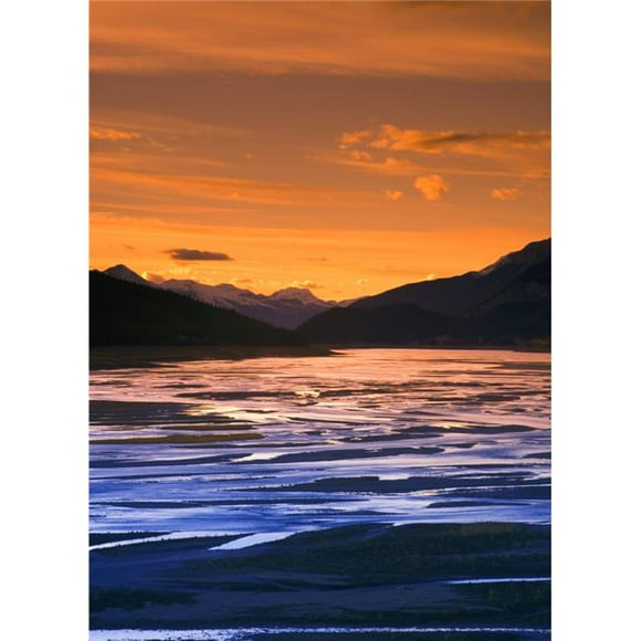 Posterazzi DPI1779445LARGE Medicine Lake Jasper National Park Jasper Alberta Canada Poster Print by Carson Ganci, 22 x 32 - Large