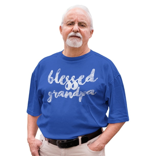 Awkward Styles Blessed Grandpa Shirt Best Father`s Day Gift Best  Grandfather T Shirt Father`s Day Men Shirt Tshirt for Dad Father`s Day  Gifts Ideas
