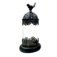 thumbnail image 1 of Farol de vela decorativo, candelabro rústico, decoración para chimenea Negro 14x30cm, 1 of 8