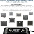 thumbnail image 4 of HQRP Multi-purpose 2-Button Guitar Amp Footswitch works with Peavey 03022910 03008010 03330850 Replacement fits TransTube Bandit DeltaBlues Supreme Head Ecoustic 112 Mark VIII amps, 4 of 7