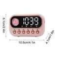 thumbnail image 4 of IROINID Bluetooth Speaker,Small Speaker,Portable Bluetooth Speakers TWS,Intelligent Bluetooth Sound,Alarm Clock,Speaker,Clock Subwoofer,Portable Mini Desktop,Home,Outdoor TWS,New Model, 4 of 4