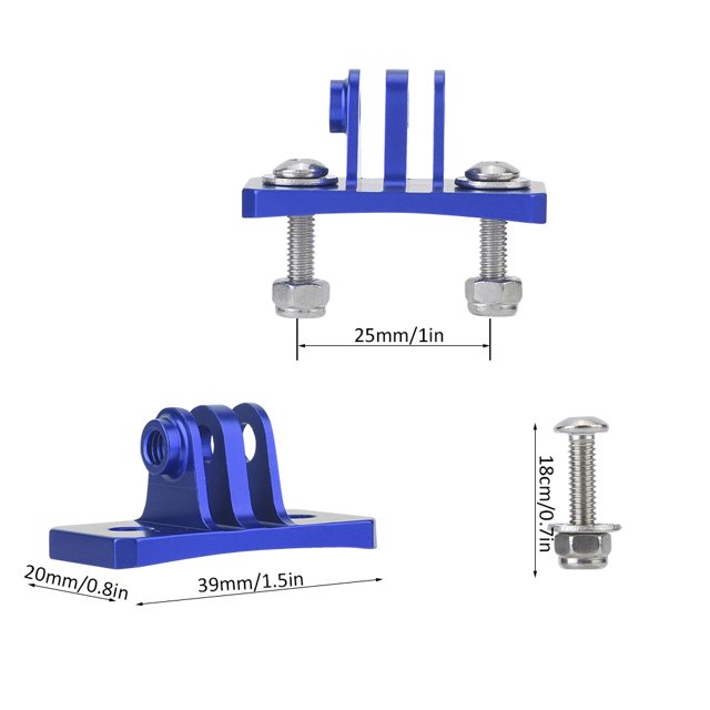 Soporte de Montaje Fijo para Casco, Adaptador de Soporte de Montaje Fijo para Casco de Aleacio de Aluminio para Cáras de Accio 7 6 5 4
