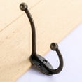 thumbnail image 4 of fankhu 5pcs Bronze Wall Hook Non-slip Rustic Robe Hooks Sturdy for Clothes Bag Coat Hat, 4 of 8