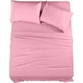 thumbnail image 1 of King Bed Sheet Set Piece Bedding Soft Brushed Microfiber Fabric Shrinkage & Fade Easy Care (), 1 of 7