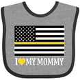 thumbnail image 3 of Inktastic Dispatcher Mom Flag Boys or Girls Baby Bib, 3 of 4