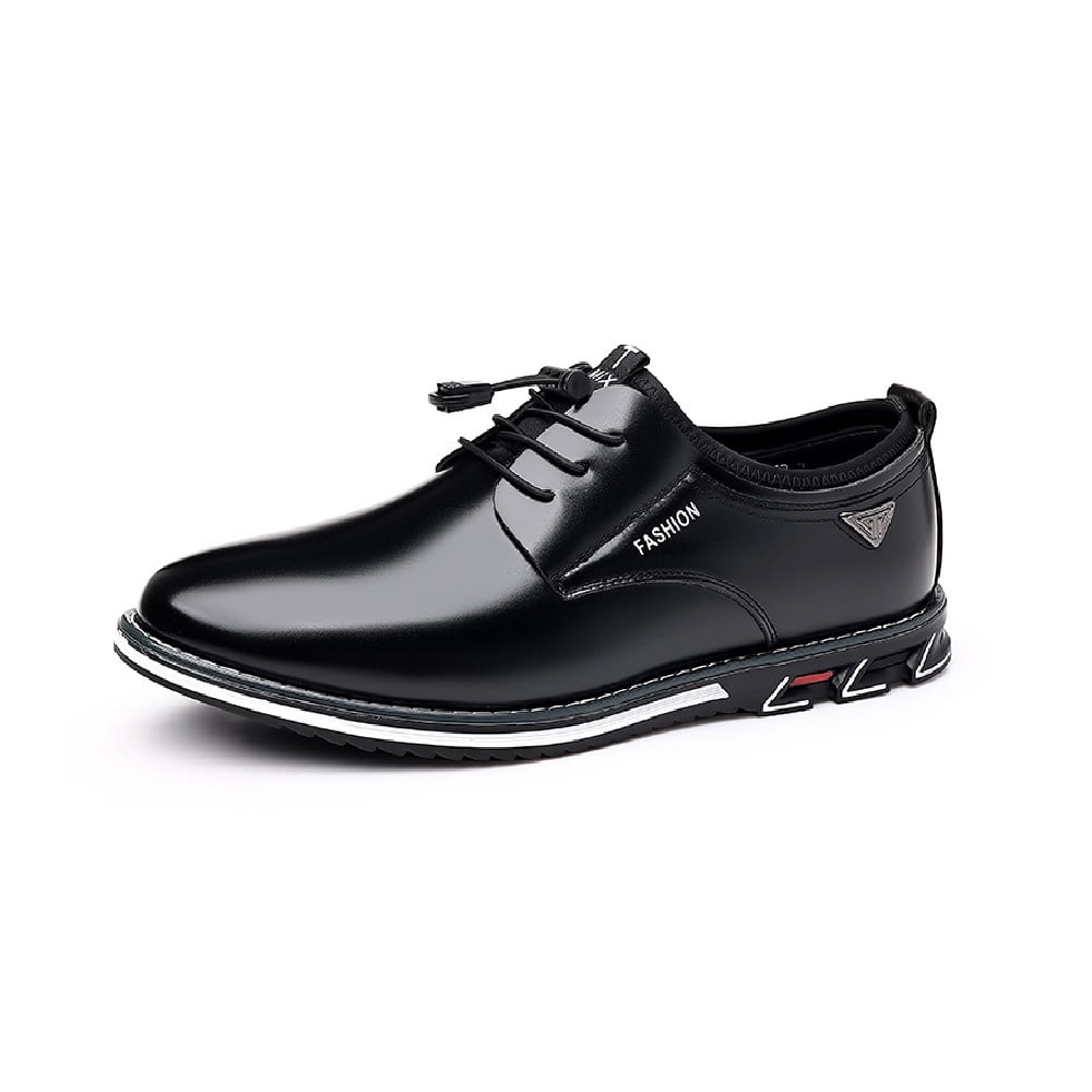 Classic Black Lace-Up‎ Loafers Casual Dress Shoes Men\'s Footwear Size 8D Amazon.com | Mens Dress Shoes Fashion Casual Business Oxford  main image 4