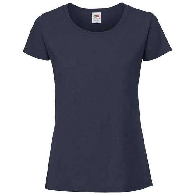 Fruit Of The Loom T-Shirt Iconique en Coton Filé à l'Anneau pour Femmes
