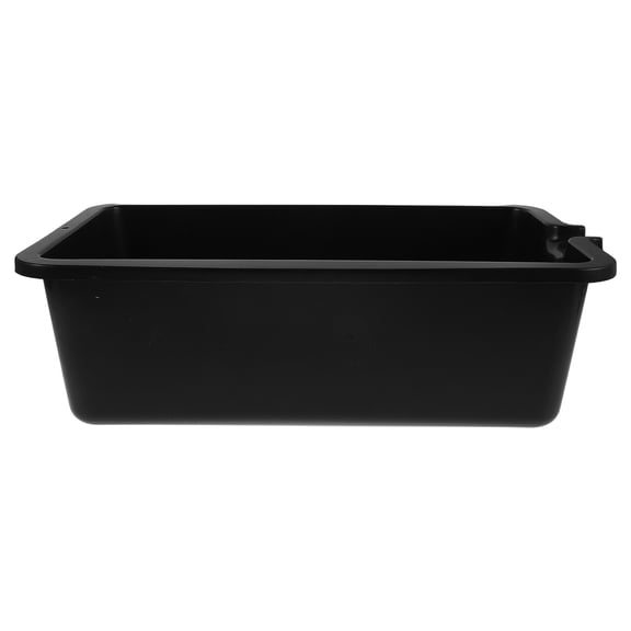 ELAYARD Car Engine Coolant Drain Pan Black Plastic Oil Catch Tray with Comfortable Grip