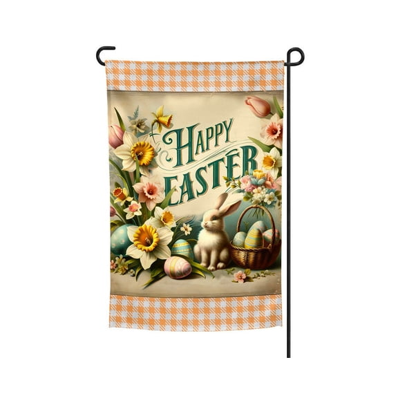 Happy Easter Garden Flag