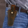 thumbnail image 5 of HNYG 2Pcs Plier Holder for Belt, Durable Leather Sheath Pouch Holder, Tool Holsters for Garden Pruning Pliers, Shears, Scissors or Knife, Brown, 5 of 6