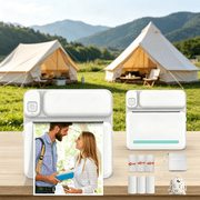GJX 2026 New Portable Bluetooth Printer,Portable Bluetooth Thermal Printer,57Mm Mini Wireless Photo Printer,Mobile Phone Pos Printer,Instant Photo Printer for Ios Android