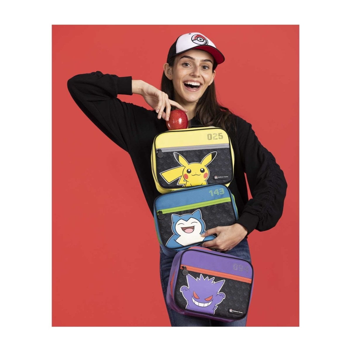 Pokemon Gengar Color Block Pokémon Fundamentals Lunch Bag