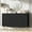 black, variant on Towallmark 7 Drawers Dresser, Fluted Dresser Chest of Drawers with Handle, Wood Modern Dressers for Closet, Bedroom Furniture Storage Organizer for Living Room, Hallway