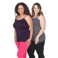 thumbnail image 5 of White Mark Women's Plus Size Tank Tops (Pack of 2), 5 of 5