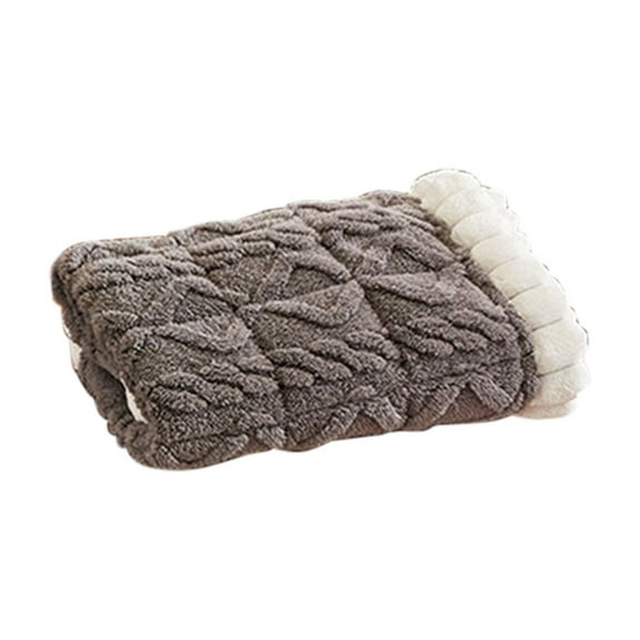 PureCasa Soft Plush Sofa Cover Boho Couch Cover Non Slip Washable Sofa Slipcover Furniture Protector for Kids Dogs Pets (Gray, 27"X59")