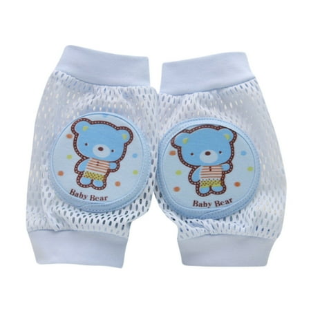 

Dadaria Baby Essentials for Newborn Girl Cartoon Baby Safety Crawling Elbow Cushion Toddlers Knee Pads Protective Gear Blue Boys Girls